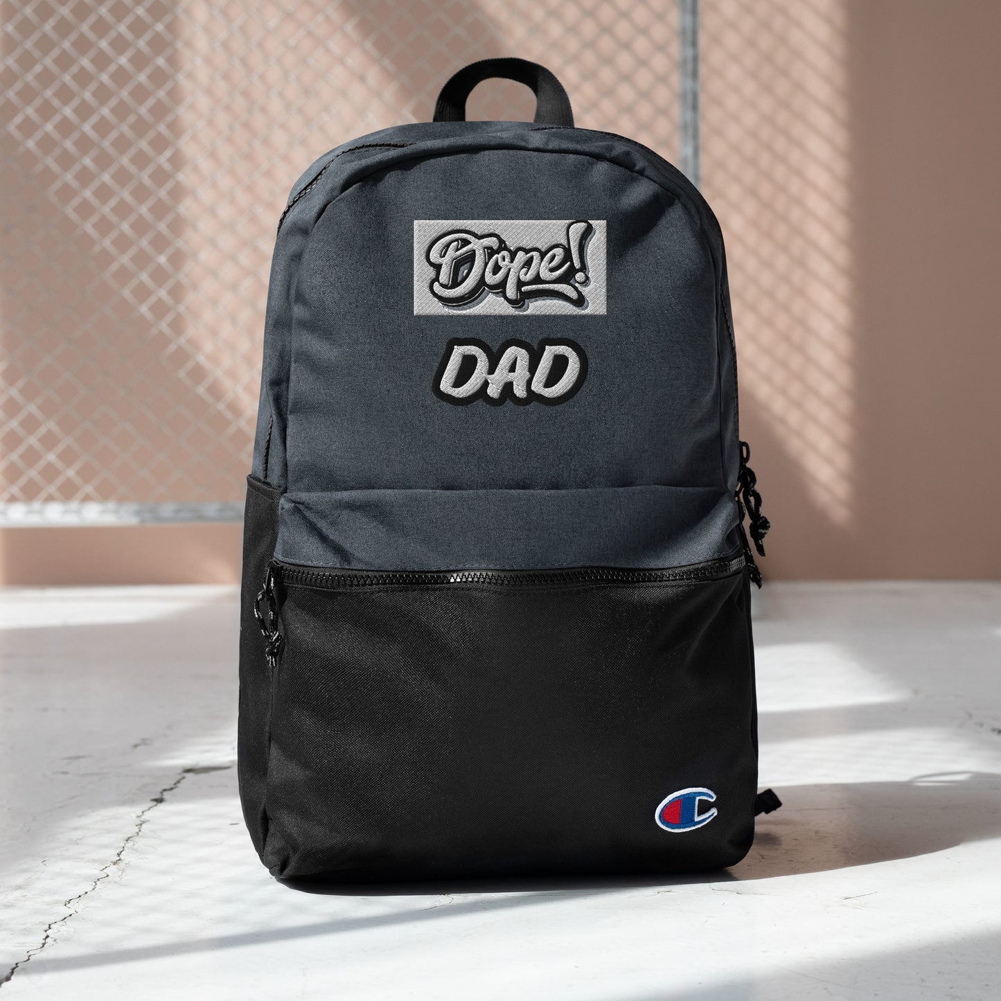 Embroidered DOPE DAD Champion Backpack