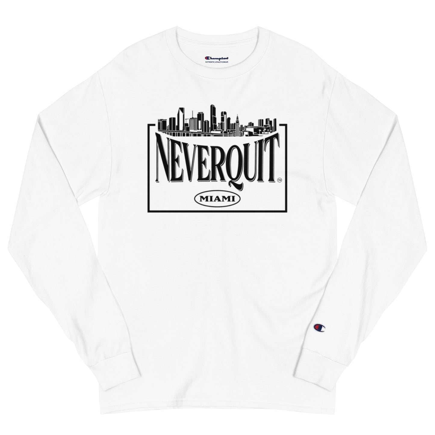 NQ Miami Men's Champion Long Sleeve Shirt