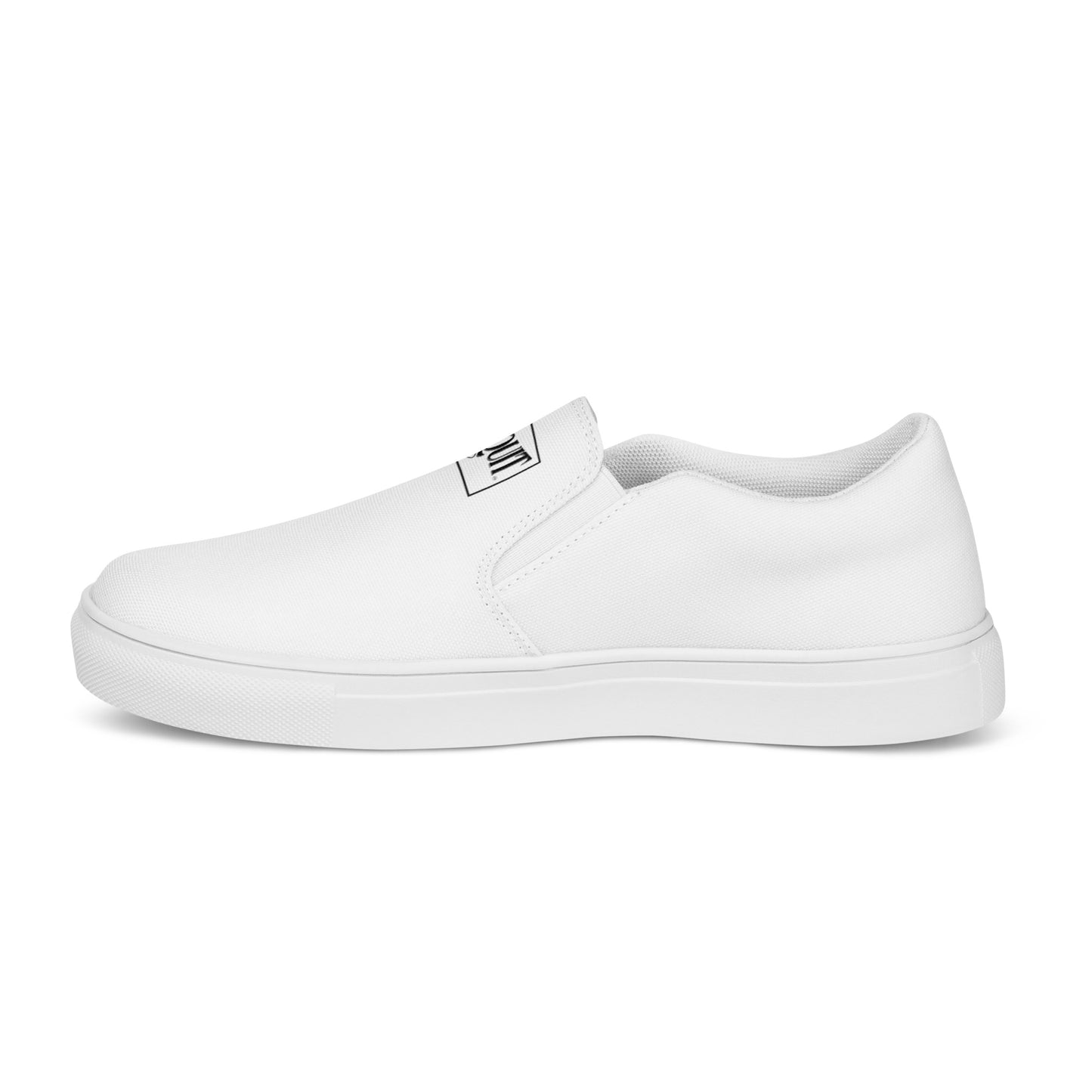 WHITE Men’s Slip-On Canvas Shoes