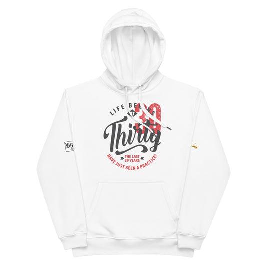 LIFE BEGINS Premium eco hoodie