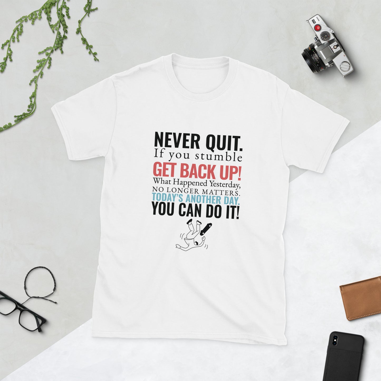 GET BACK UP Short-Sleeve Unisex T-Shirt