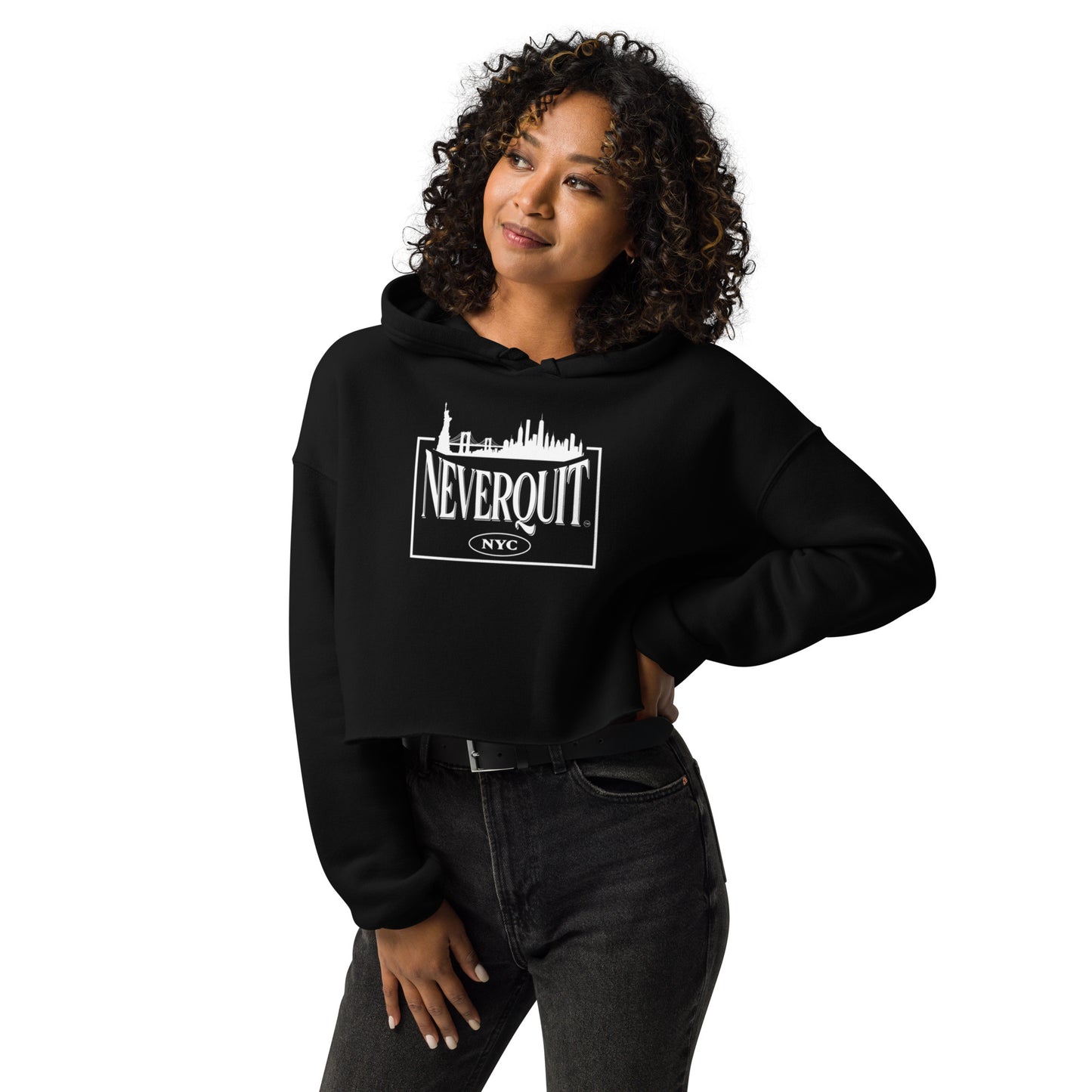 NQ NYC W Crop Hoodie