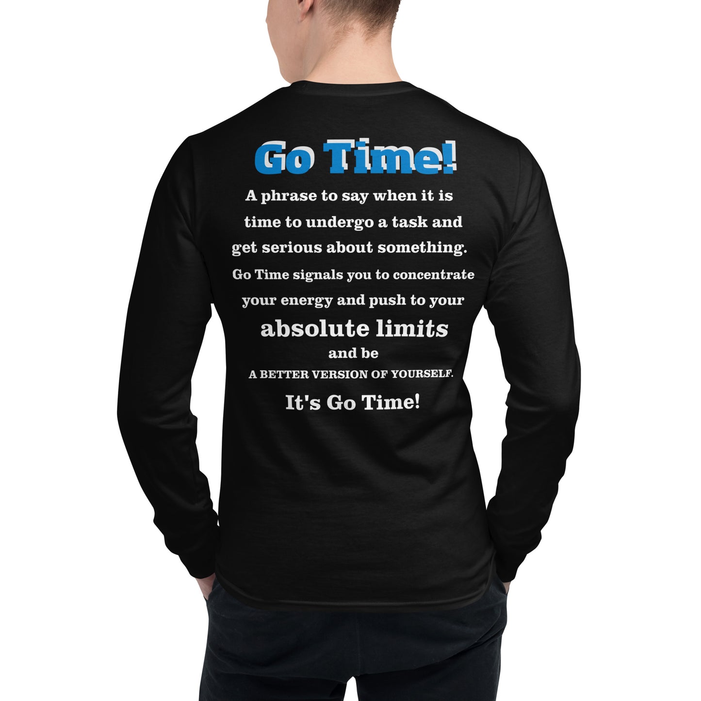 GO TIME Men's Champion Long Sleeve Shirt