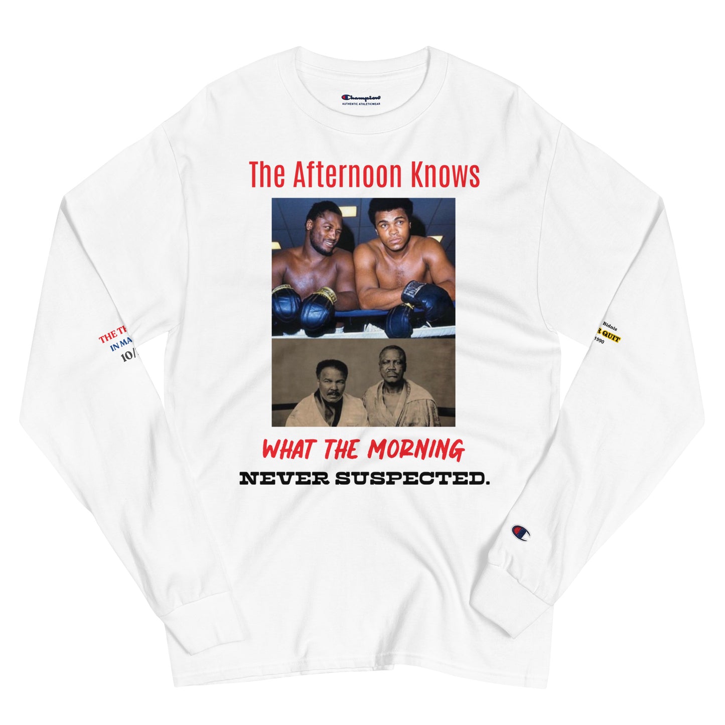 THE AFTERNOON KNOWS Men's Champion Long Sleeve Shirt