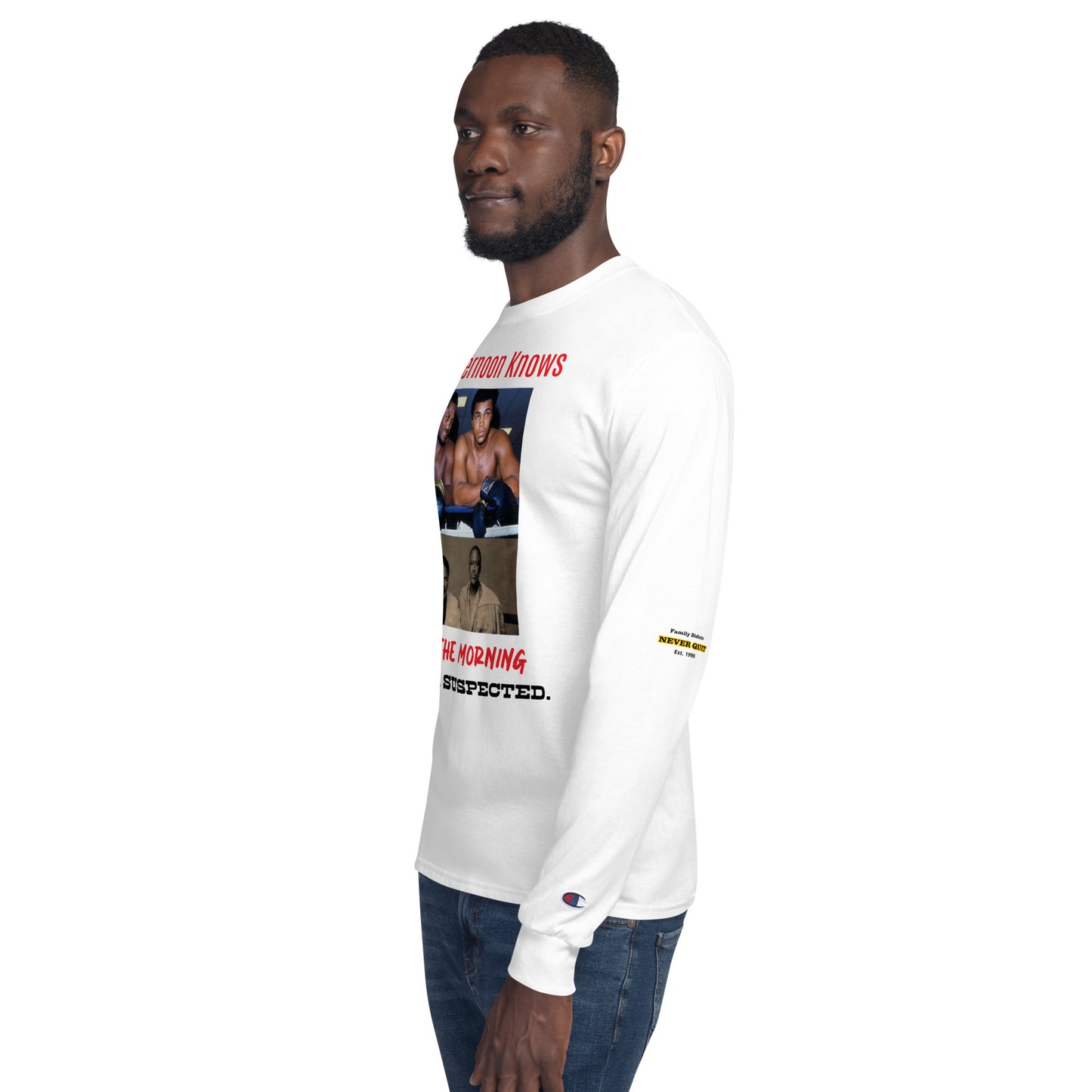 THE AFTERNOON KNOWS Men's Champion Long Sleeve Shirt