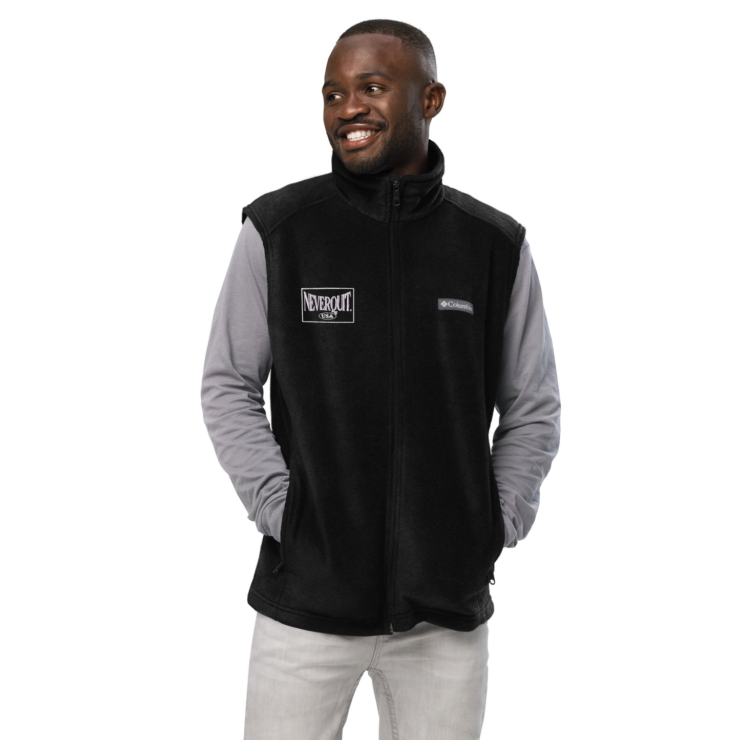 ZIPPED Men’s Columbia fleece vest