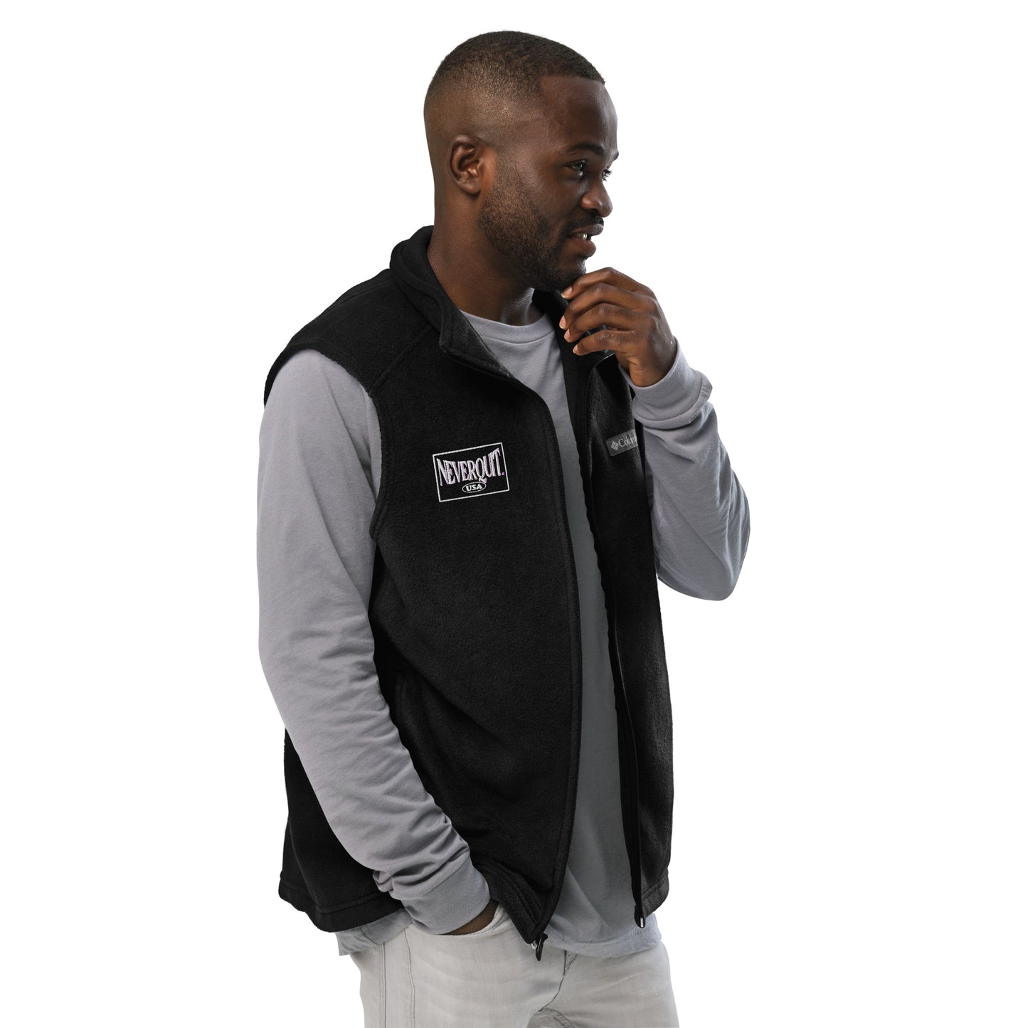 ZIPPED Men’s Columbia fleece vest