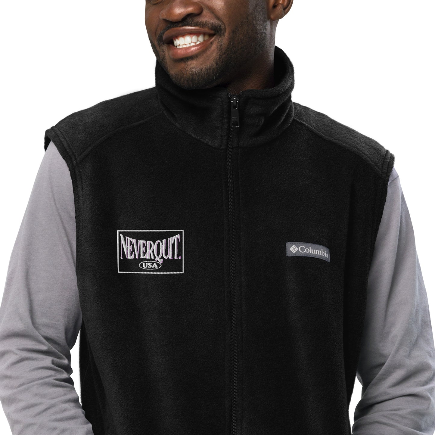 ZIPPED Men’s Columbia fleece vest