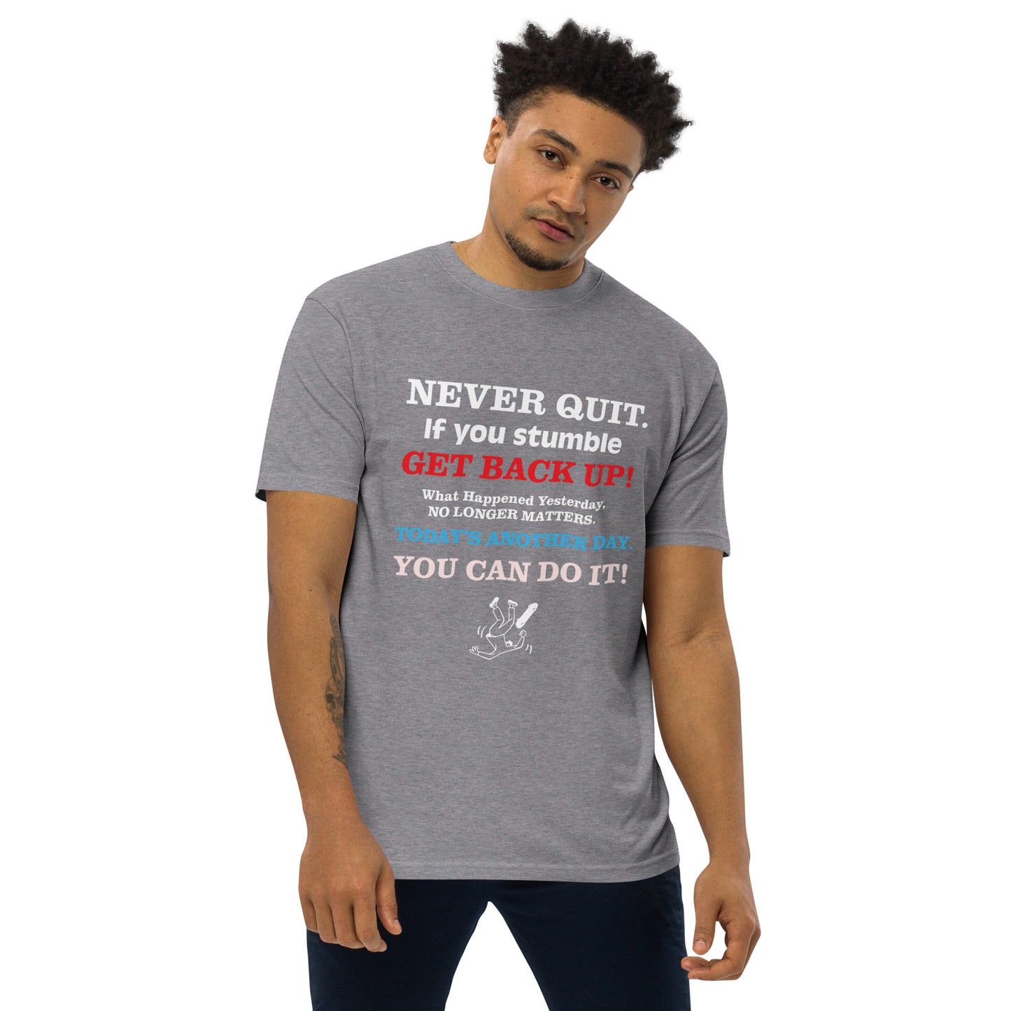 GET BACK UP Men’s Premium Heavyweight Tee