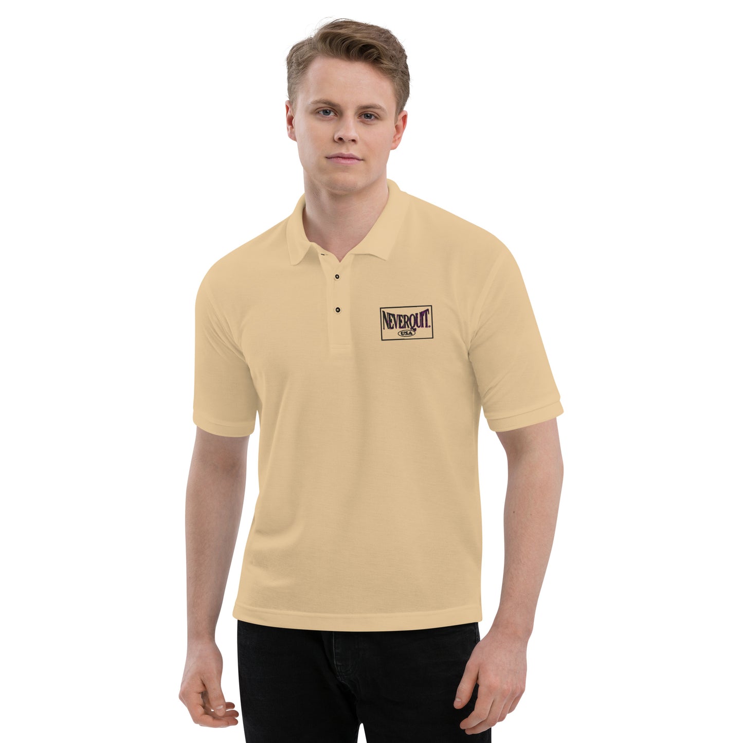 YOLO Men's Premium Polo (Yellow)