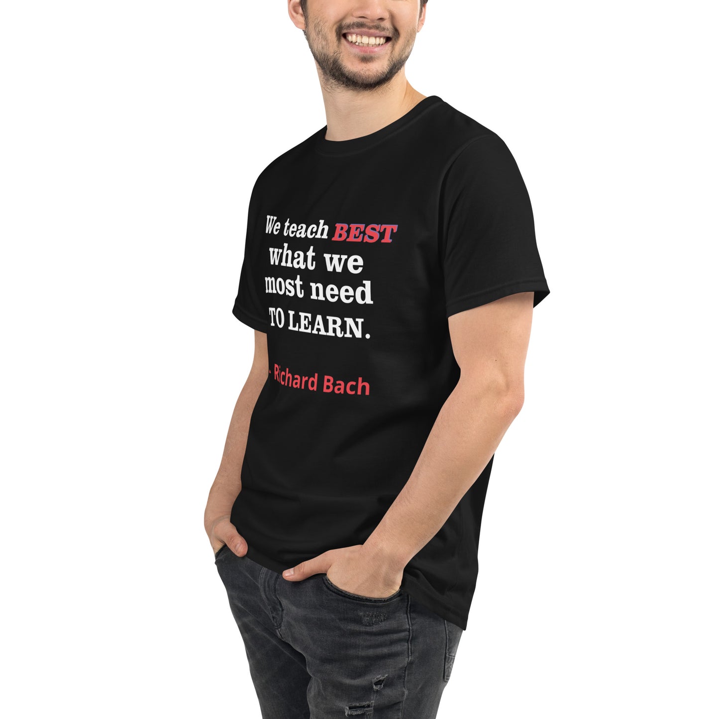 WE TEACH BEST Organic T-Shirt